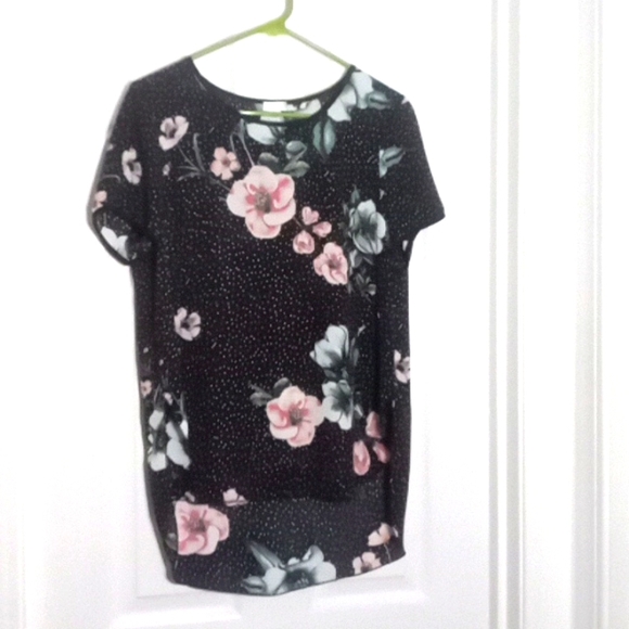 Spense cap sleeve high-low top - Picture 1 of 7